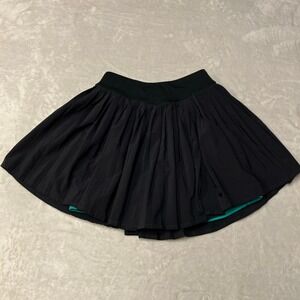 Bad Birdie Double Down Skort Pleated Athletic Golf Tennis Black Womens XS